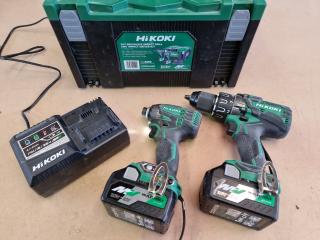 Hikoki 36 Volt Drill Kit