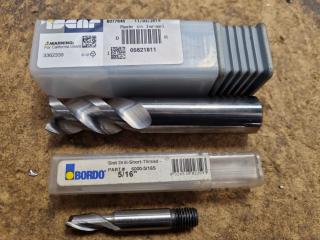 2x End Mills, New