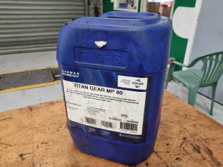 Fuchs Titan Gear MP 80 Manual Transmission Fluid, Unopened 20L Jug