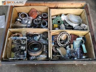 Crate of Assorted Ball & Roller Bearing Units