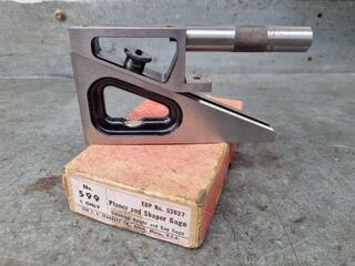 Starrett Planer and Shaper Gauge No.599
