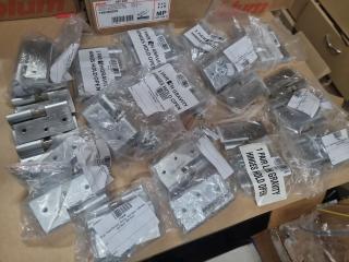 16x Pairs of Commercial Toilet Partition Gravity Hinge Sets