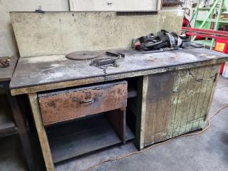 Vintage Wood Workbench