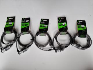 5x Syncros Combination Cable Locks