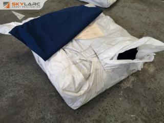 200x Navy Commercial Grade Table Serviettes, 400x400mm, Bulk Lot