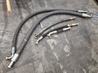 5x Assorted High Pressure Hoses