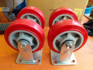4 x 400kg 150mm Castor Wheels
