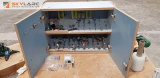 Cabinet of Router Bits
