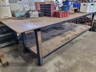 Heavy Steel Welding Workbench Table