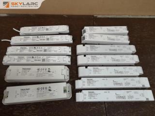 13x Assorted Tridonic Branded LED Lighting Dimmable Drivers