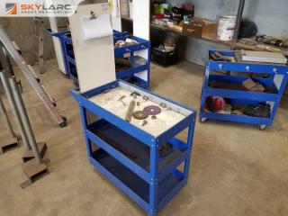 Three Tier Steel Workshop Trolley