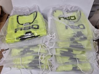 150x R80 Yellow High Vis Numbered Bibs, Size M