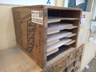 Wooden Rack of Sandpaper