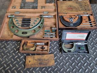 4x Imperial Outside Micrometers