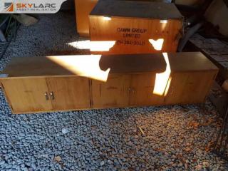 Four Door Wooden Cupboard