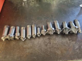 Large Lot of Milling Machine Cutters 