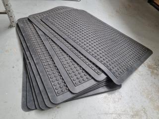 9x 900x600mm Rubber Floor Mats