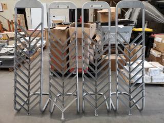 4x Metal Retail Display Racks for Tiles, Artwork, or Similar