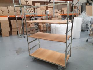 Warehouse Shelving Trolley 