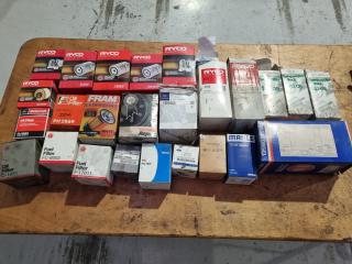 Assorted Automotive Oil & Fuel Filters
