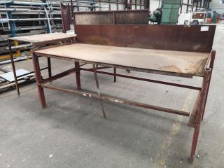 Heavy Duty Steel Topped Workbench