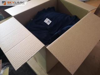 50x Plain Navy Blue T-shirts, Size Large, Bulk Lot