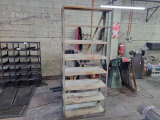 Metal Workshop Shelving Assembly