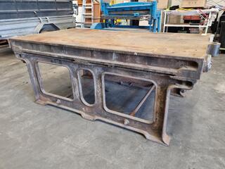 Vintage Cast Iron Workbench Table