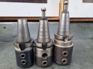 3x BT40 Tool Holders w/ Slide Lock End Mill Holders