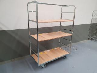 Warehouse Shelving Trolley 