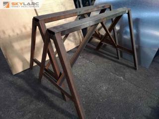 Pair of Heavy Duty Steel Saw Horses