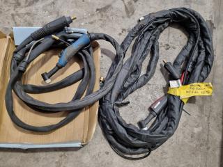 2x TIG Welding Cable Assemblies