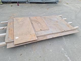 5 Assorted Steel Sheets/ Plate