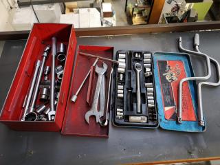 Assorted Mixed Socket Sets, Components, Spanners & More