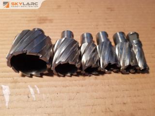 6 x Annular Cutters