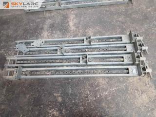 4 x Large Galv Timber Clamps