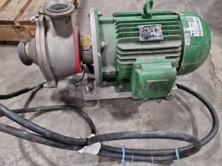 WEG 7.5kW Electric Motor w/ Centrifugal Pump