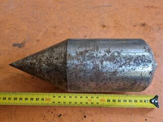 Large Solid Steel Plumb Bob, 250mm x 95mm Dia