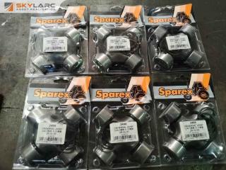 6x Sparex Replacement PTO Tractor Universal Joint Units 2496, New