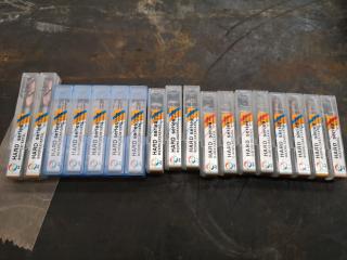 18x Assorted Small Milling End Mills by JJ Tools