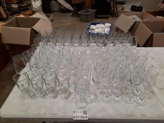 Large 91 Assorted Wine Glass Set