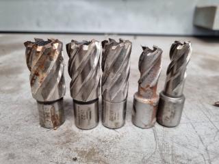 5 x Annular Cutters