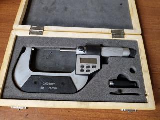 Electronic Digital Micrometer 50-75mm
