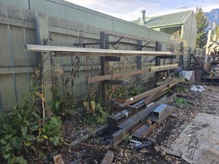 Steel Rack and Contents 