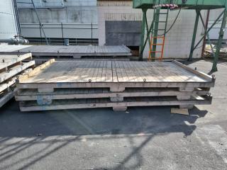 3 x Large Wooden Platforms 
