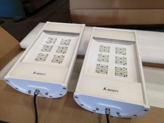 2x 90W LED Workshop High Bay Washdown Lights by Scott