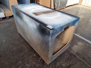 Small Custom Built Mobile MDF Workbench/Cart