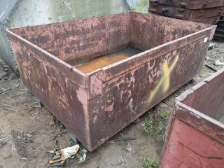 Heavy Steel Industrial Material Bin