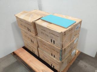 172 x Textured Sky Blue Ceramic Tiles (5.28m²)