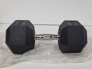 25kg Hexagonal Dumbell, New